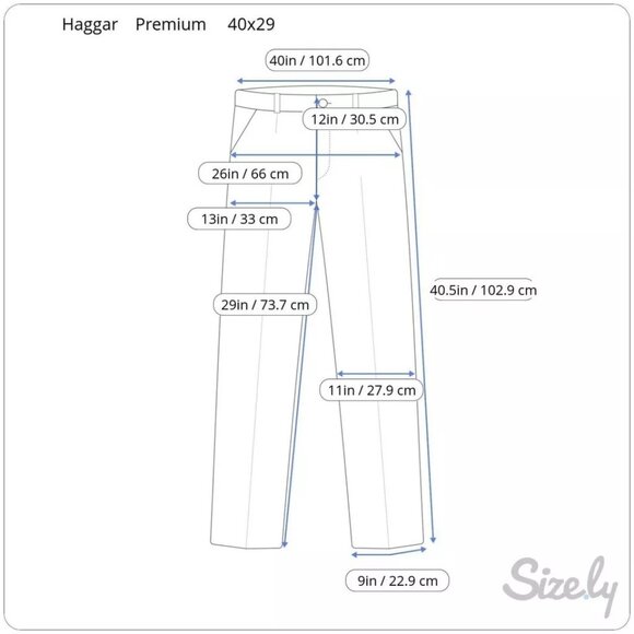 Haggar Iron Free Premium Khaki Classic Fit Pleated Pants 40x29 NWT $55 - Picture 2 of 5